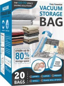 Cozy Essential 20 Pack Vacuum Storage Bags