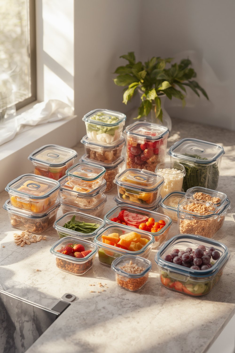 food containers for meal prep and storage