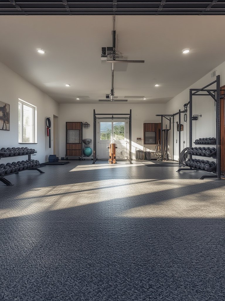garage gym flooring tiles - Illustration 3