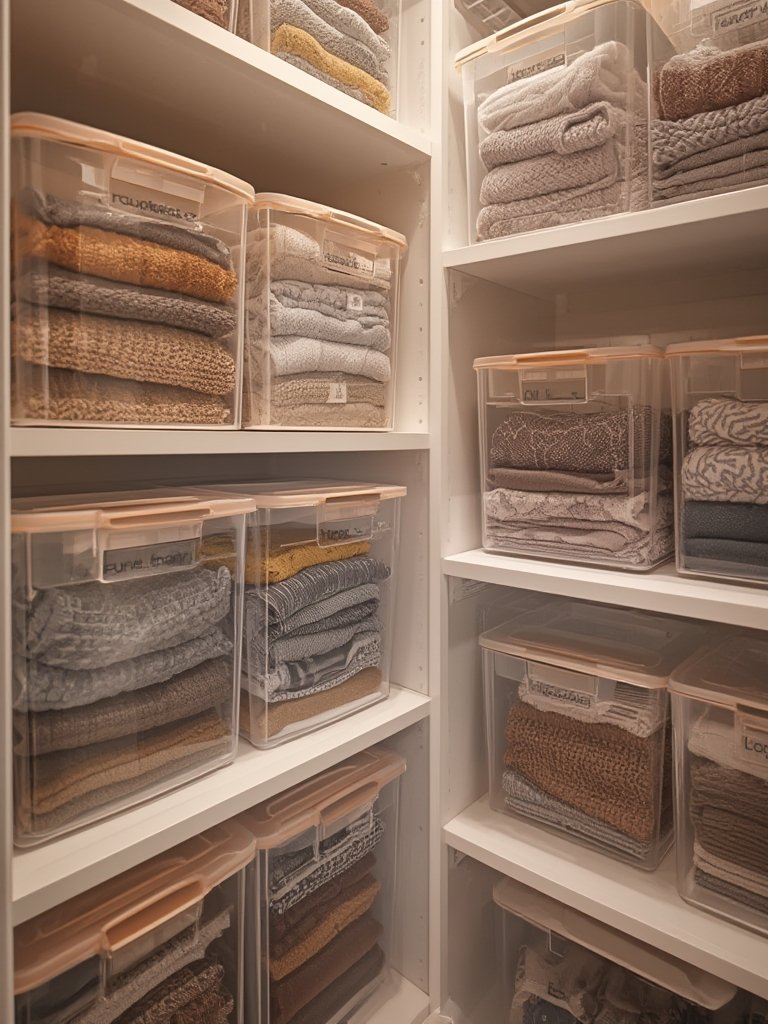 plastic containers for home organization