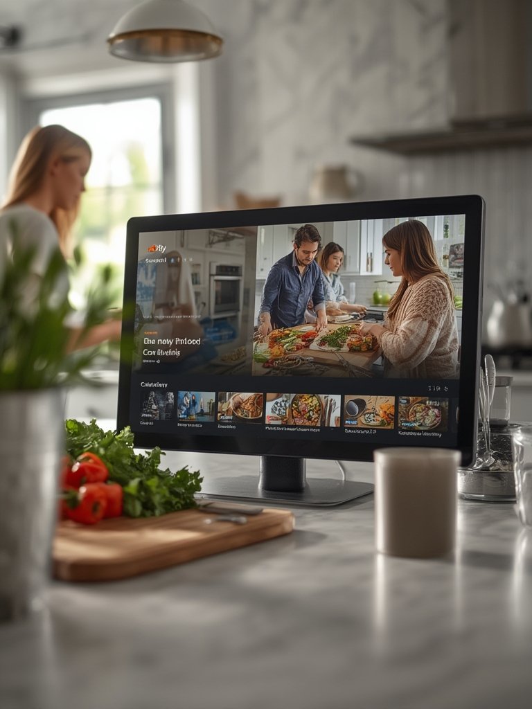 Echo Show: 7 Ultimate Secrets For The Best 2026 Kitchen Hub 2 Smart display running Fire TV on Echo Show in modern kitchen