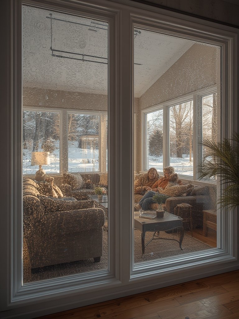 window insulation film winter - Illustration 3