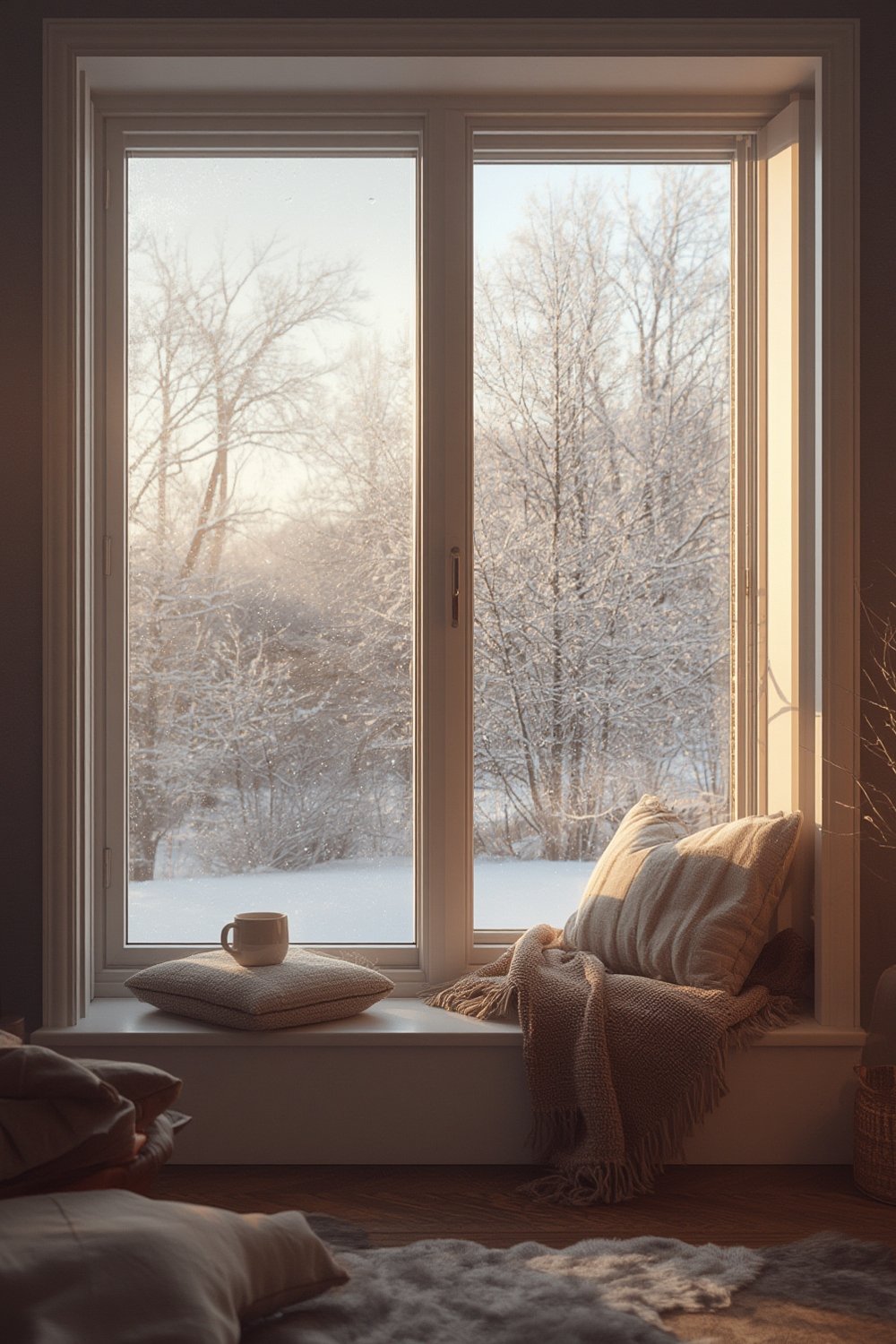 window insulation film winter - Illustration 1